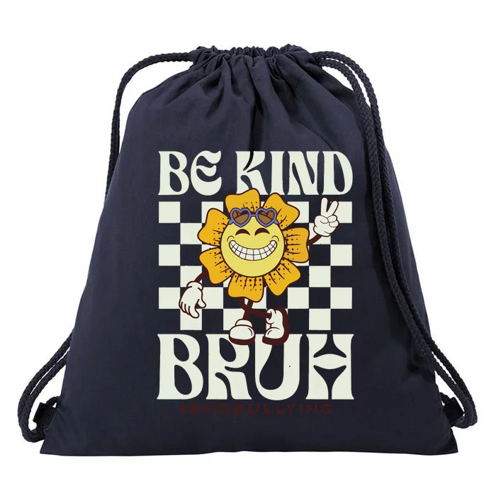 Be Kind Unity Day Orange Anti Bullying For Teachers Drawstring Bag