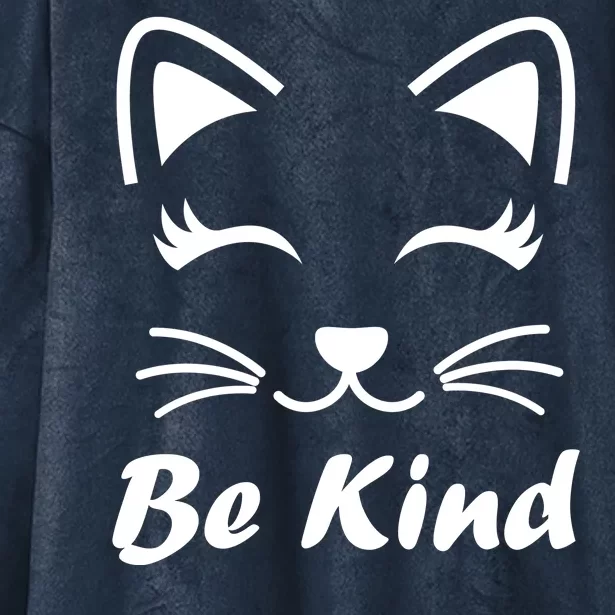 Be Kind Unity Day Anti Bullying Kitten Hooded Wearable Blanket