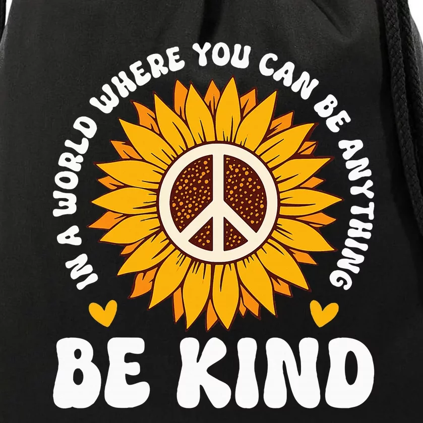 Be Kind Unity Day Orange Anti Bullying Unity Day Drawstring Bag