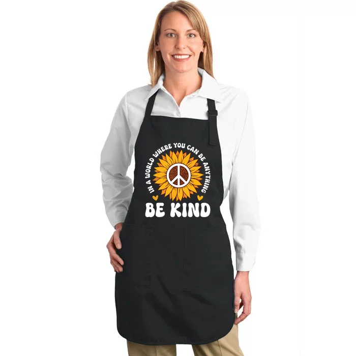 Be Kind Unity Day Orange Anti Bullying Unity Day Full-Length Apron With Pocket