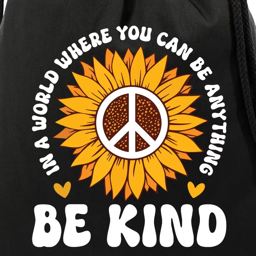 Be Kind Unity Day Orange Anti Bullying Unity Day Drawstring Bag