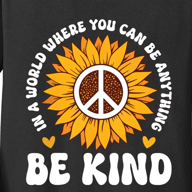 Be Kind Unity Day Orange Anti Bullying Unity Day Kids Long Sleeve Shirt