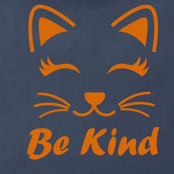 Be Kind Unity Day Orange Anti Bullying Kitten Zip Tote Bag