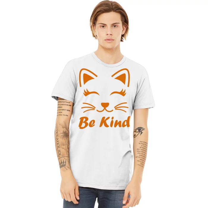 Be Kind Unity Day Orange Anti Bullying Kitten Premium T-Shirt