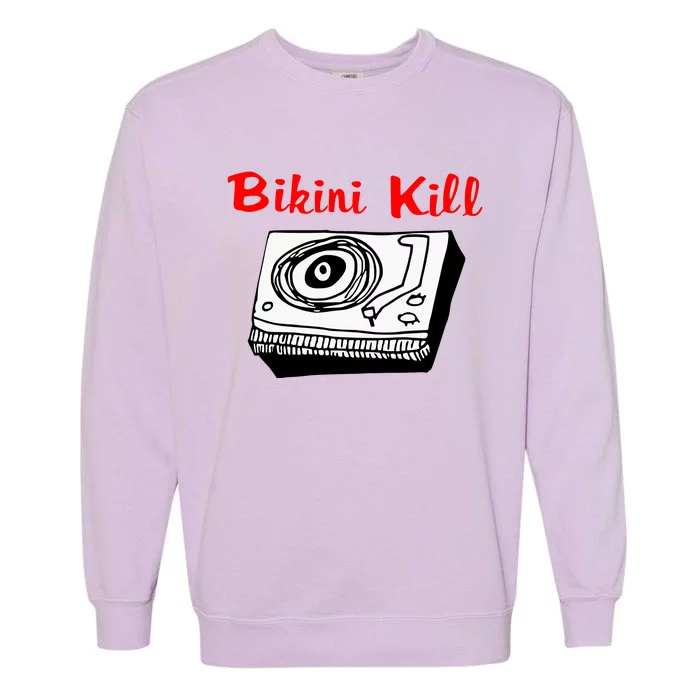 Bikini Kill Vintage Album Inspired Garment-Dyed Sweatshirt