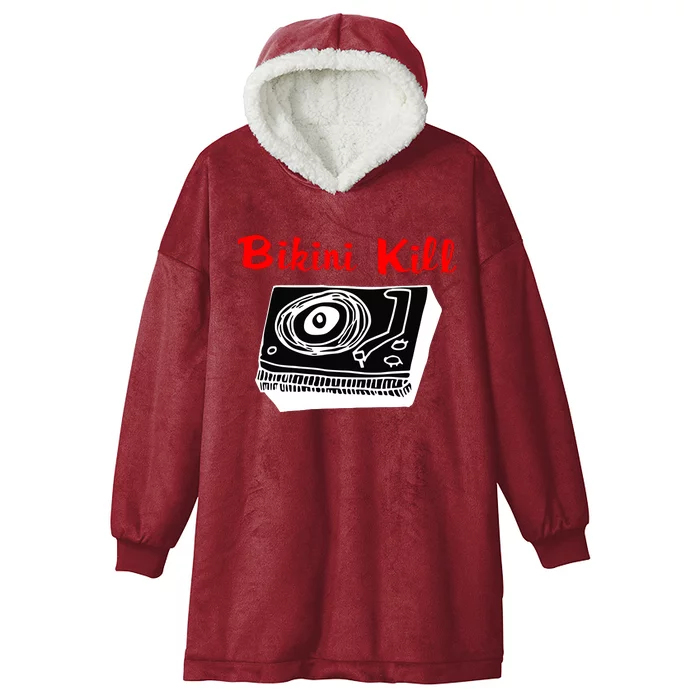 Bikini Kill Vintage Album Inspired Hooded Wearable Blanket