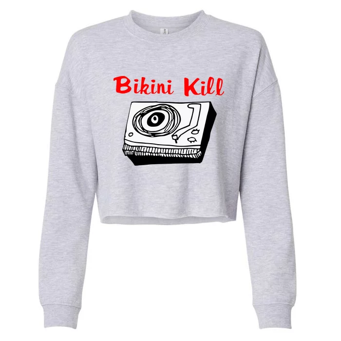 Bikini Kill Vintage Album Inspired Cropped Pullover Crew