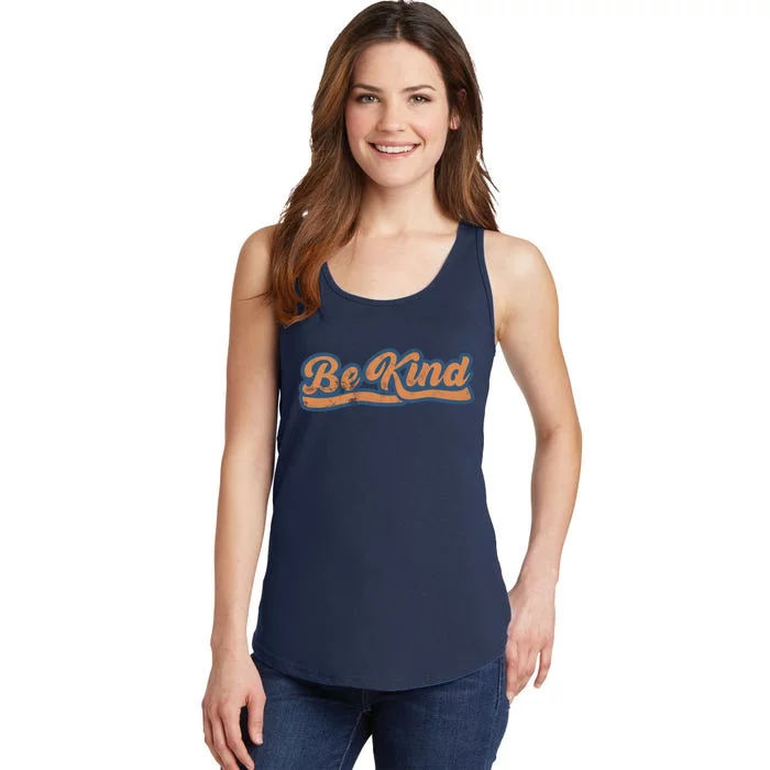 Be Kind Vintage Retro 80's Style Ladies Essential Tank