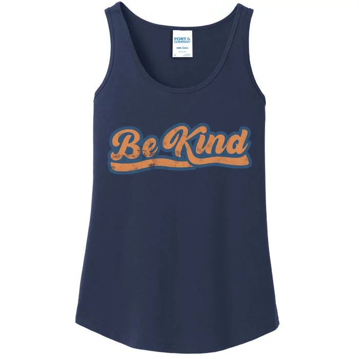 Be Kind Vintage Retro 80's Style Ladies Essential Tank