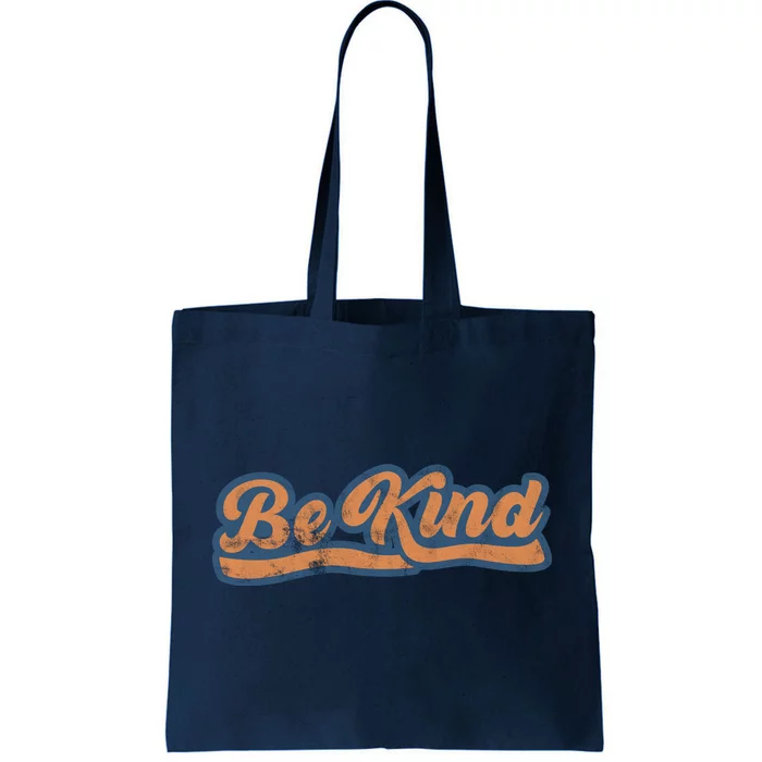 Be Kind Vintage Retro 80's Style Tote Bag