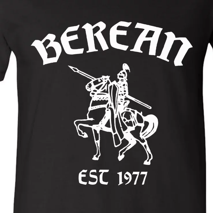 Berean Kings Vintage Spirit Wear V-Neck T-Shirt