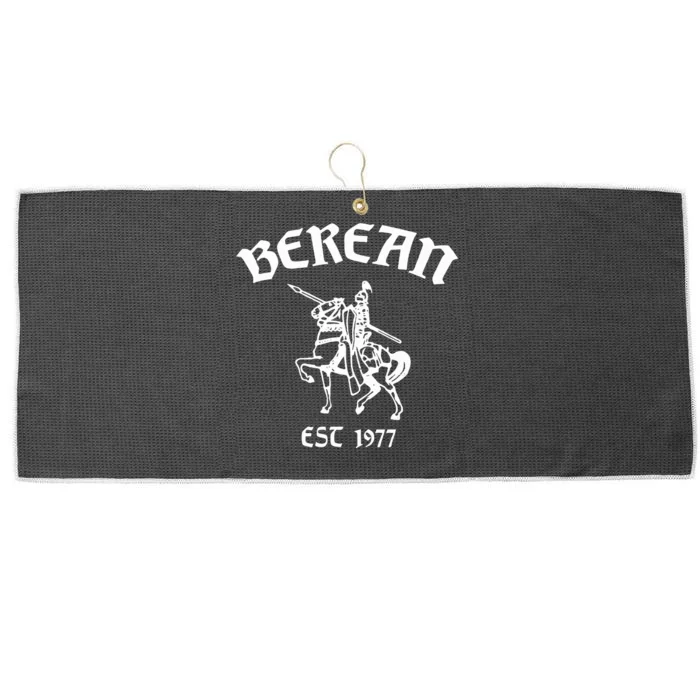 Berean Kings Vintage Spirit Wear Large Microfiber Waffle Golf Towel