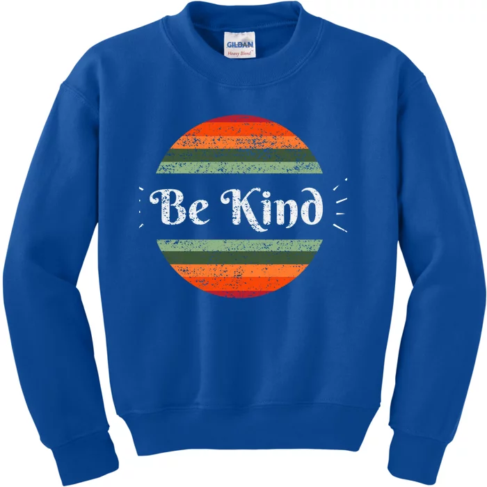 Be Kind Vintage Kindness Gift Kids Sweatshirt