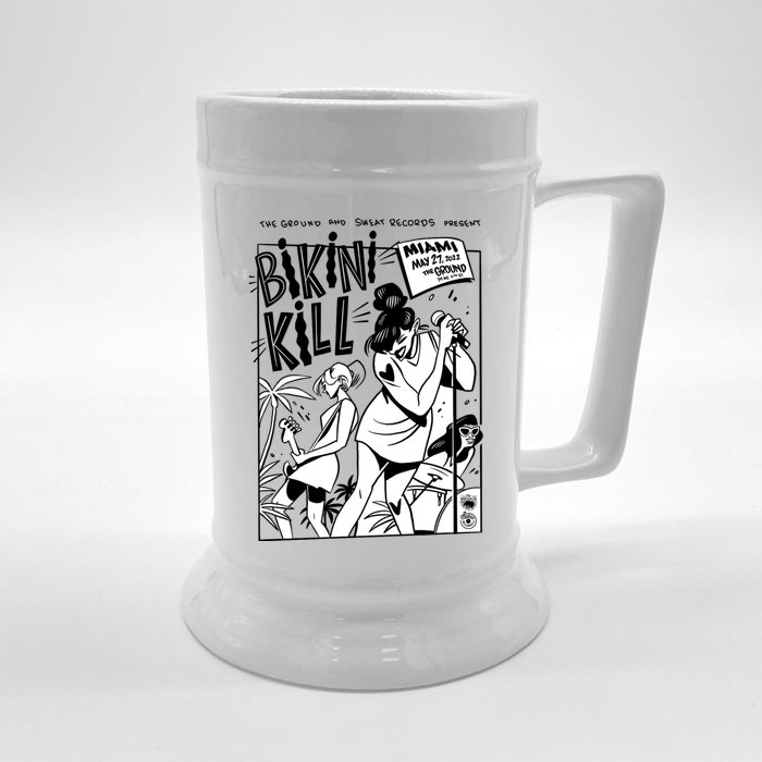 Bikini Kill Vintage Album Inspired Front & Back Beer Stein