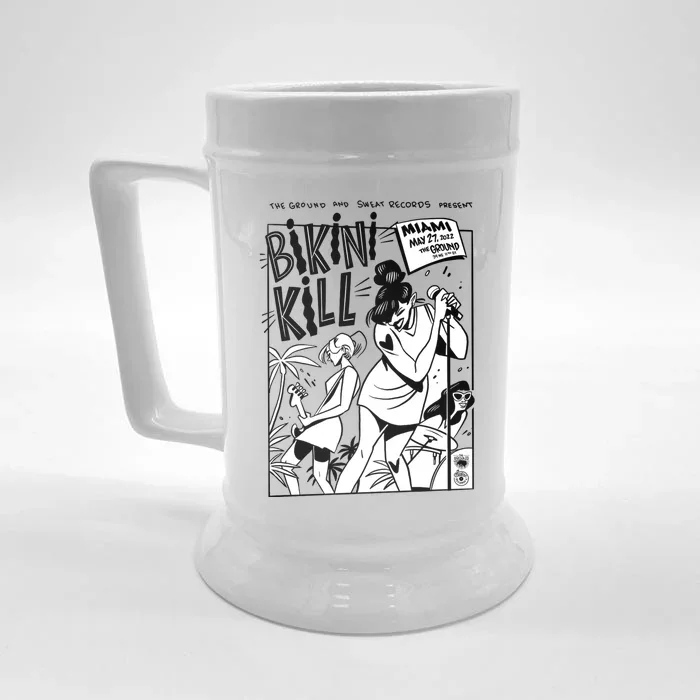 Bikini Kill Vintage Album Inspired Front & Back Beer Stein