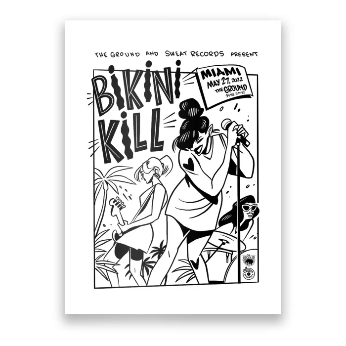 Bikini Kill Vintage Album Inspired Poster