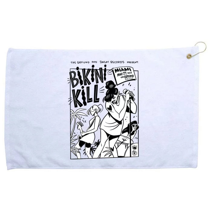 Bikini Kill Vintage Album Inspired Grommeted Golf Towel