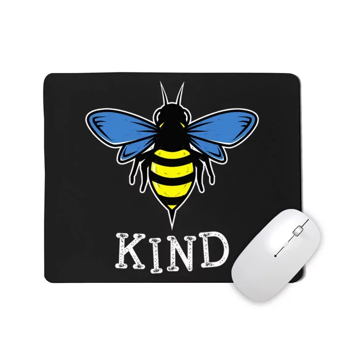 Bee Kind World Down Syndrome Awareness Day T21 Mousepad