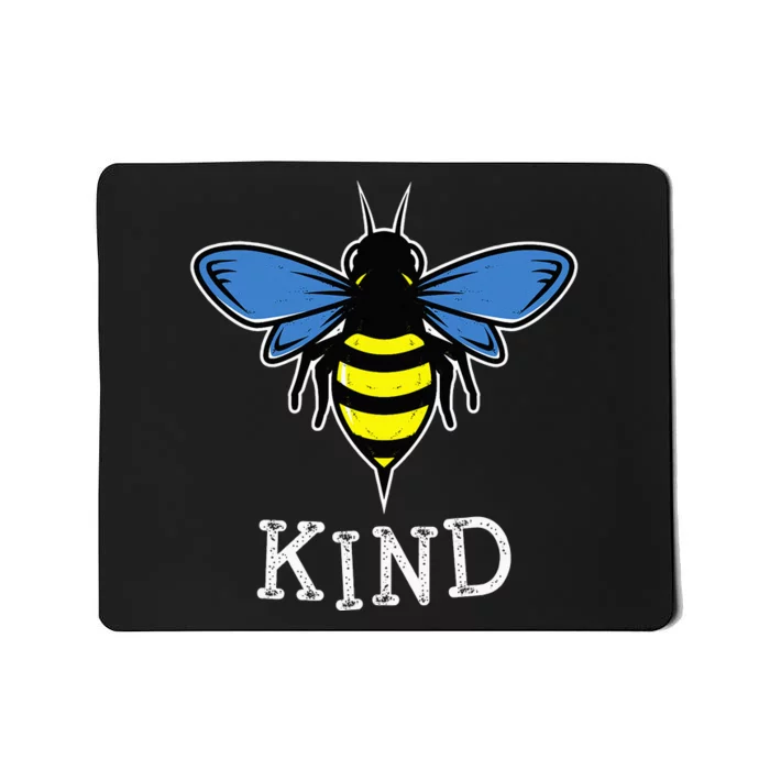 Bee Kind World Down Syndrome Awareness Day T21 Mousepad