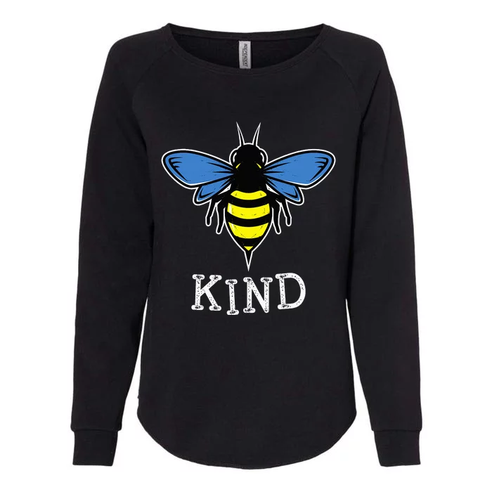 Bee Kind World Down Syndrome Awareness Day T21 Womens California Wash Sweatshirt