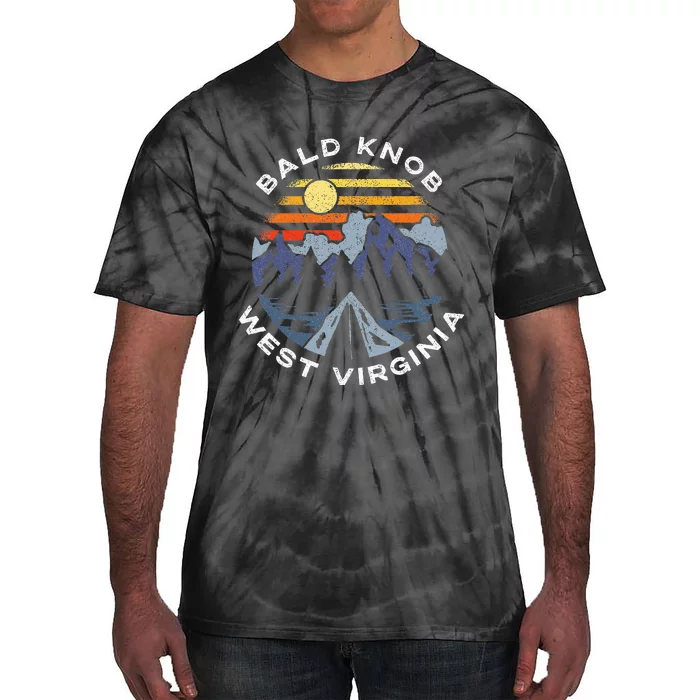 Bald Knob West Virginia Mountains Vacation Souvenir Tie-Dye T-Shirt