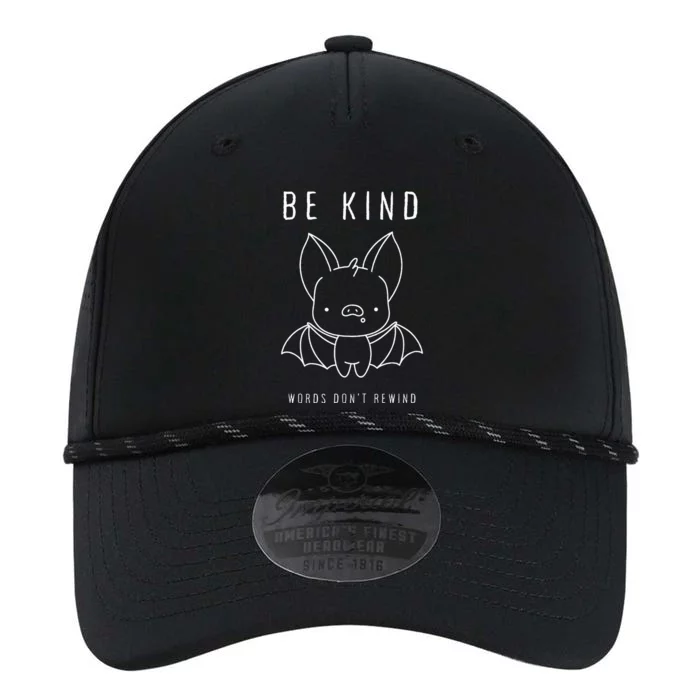 Be Kind Words DonT Rewind Cute Bat Performance The Dyno Cap