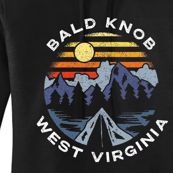 Bald Knob West Virginia Mountains Vacation Souvenir Women's Pullover Hoodie