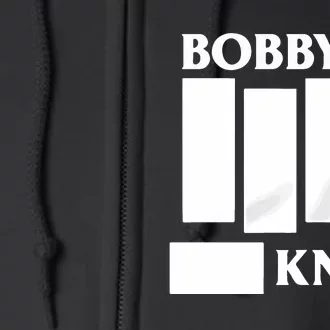 Bobby Knux White Full Zip Hoodie