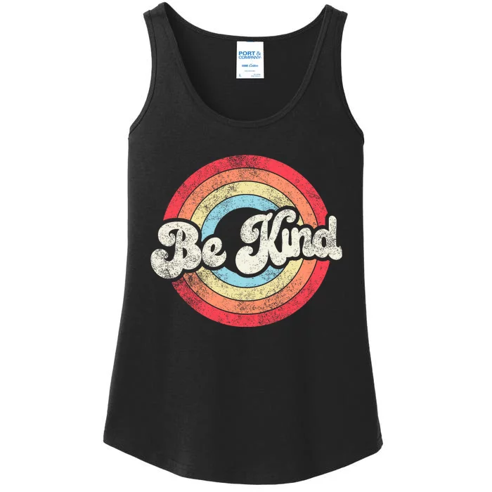 Be Kind Women Positive Inspirational Kindness Retro Vintage Ladies Essential Tank