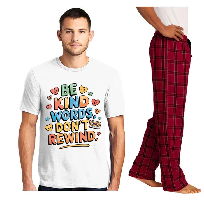 Be Kind Words DonT Rewind Funny Pajama Set