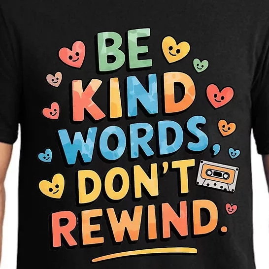 Be Kind Words DonT Rewind Pajama Set