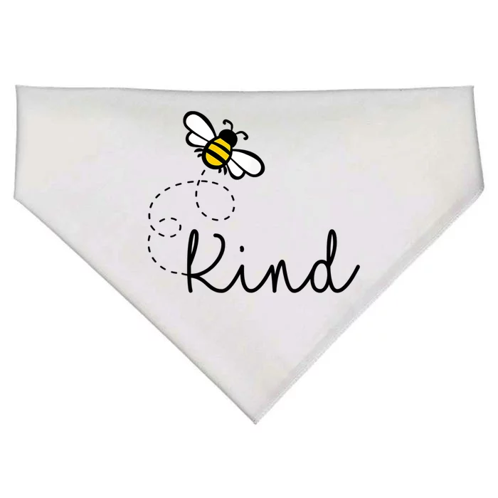 Be Kind Womens Shirt, Bumble Bee, Inspirational Teacher Love USA-Made Doggie Bandana