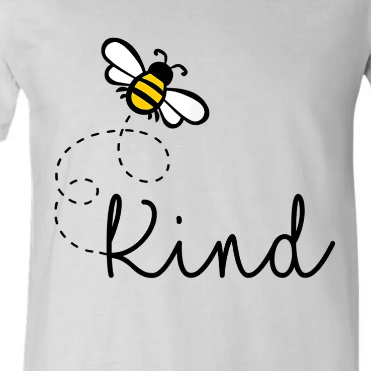 Be Kind Womens Shirt, Bumble Bee, Inspirational Teacher Love V-Neck T-Shirt