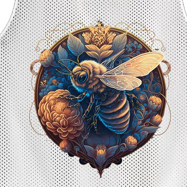 Bee kind Whisperer Beekeeper Honey Save The Bees Cute Mesh Reversible Basketball Jersey Tank