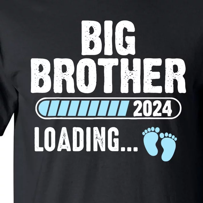 Brother Loading 2024 Baby Announcement Soon To Be Brother Tall T-Shirt