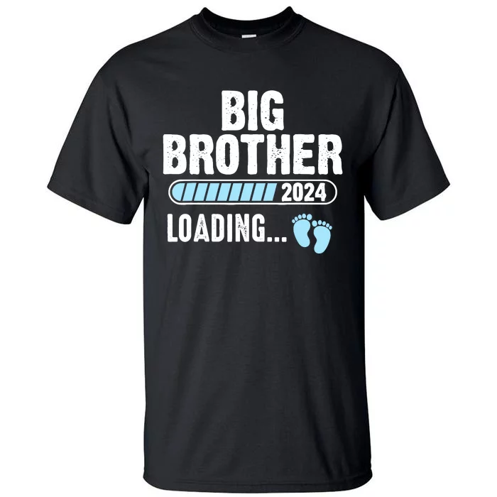 Brother Loading 2024 Baby Announcement Soon To Be Brother Tall T-Shirt