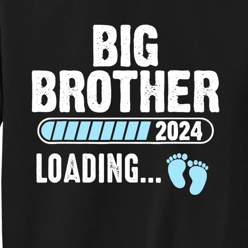 Brother Loading 2024 Baby Announcement Soon To Be Brother Tall Sweatshirt