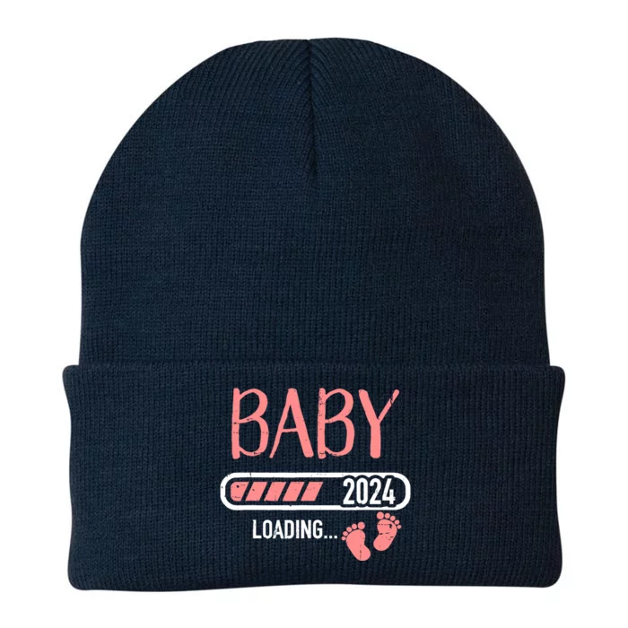 Baby Loading 2024 For Pregnancy Announcement Knit Cap Winter Beanie