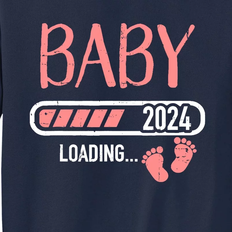 Baby Loading 2024 For Pregnancy Announcement Tall Sweatshirt