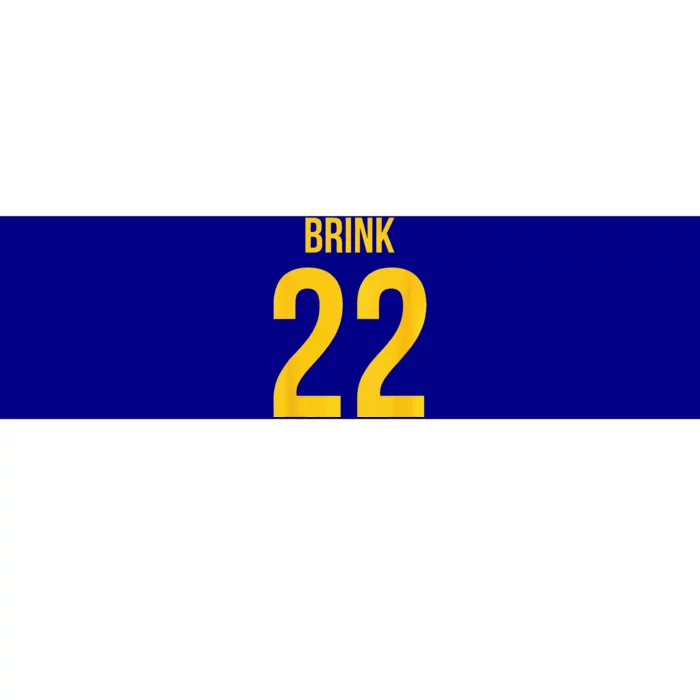 Brink La 22 Shirsey Los Angeles Basketball Bumper Sticker