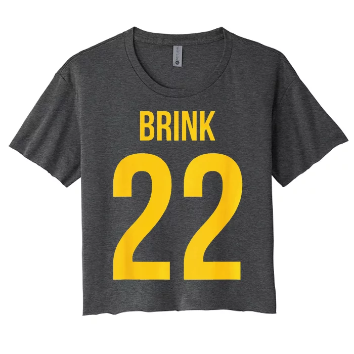 Brink La 22 Shirsey Los Angeles Basketball Women's Crop Top Tee