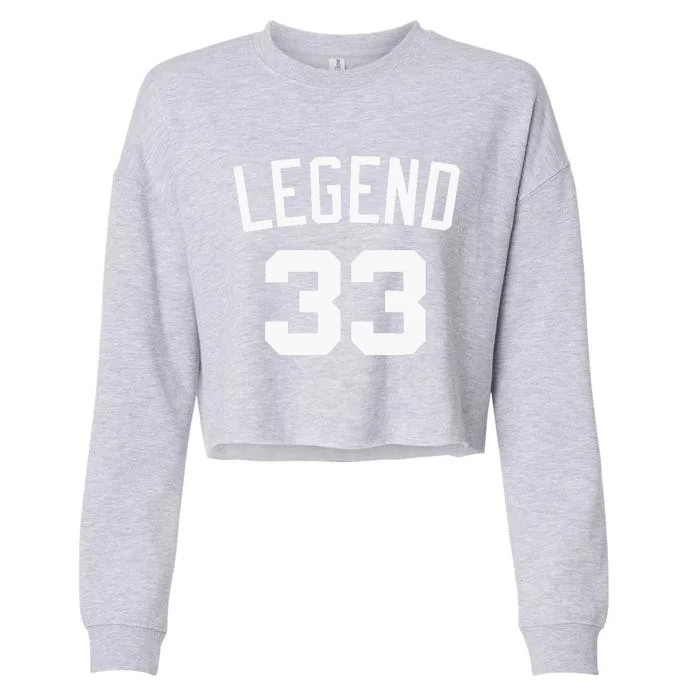 Boston Legend 33 Cropped Pullover Crew