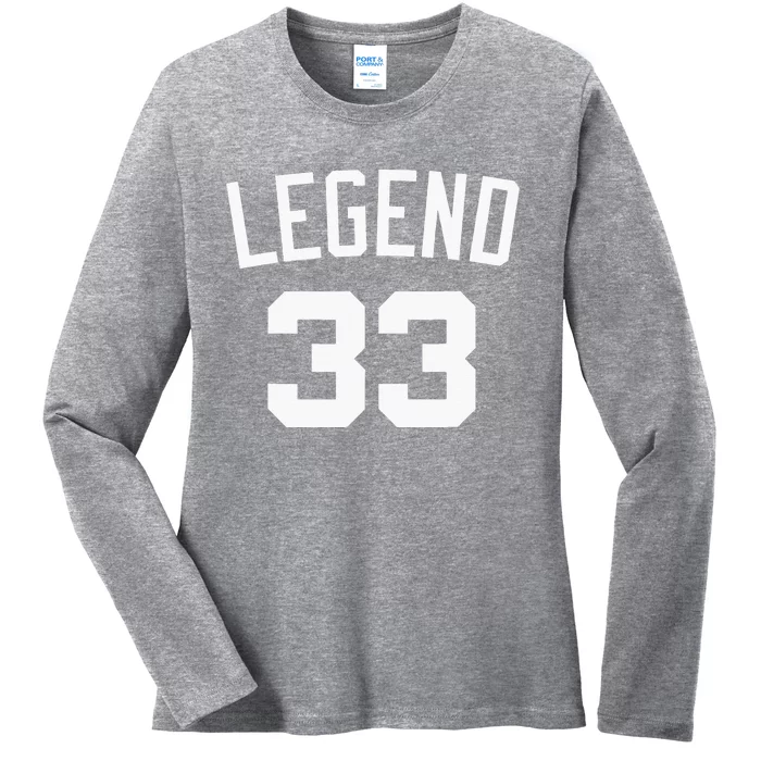 Boston Legend 33 Ladies Long Sleeve Shirt