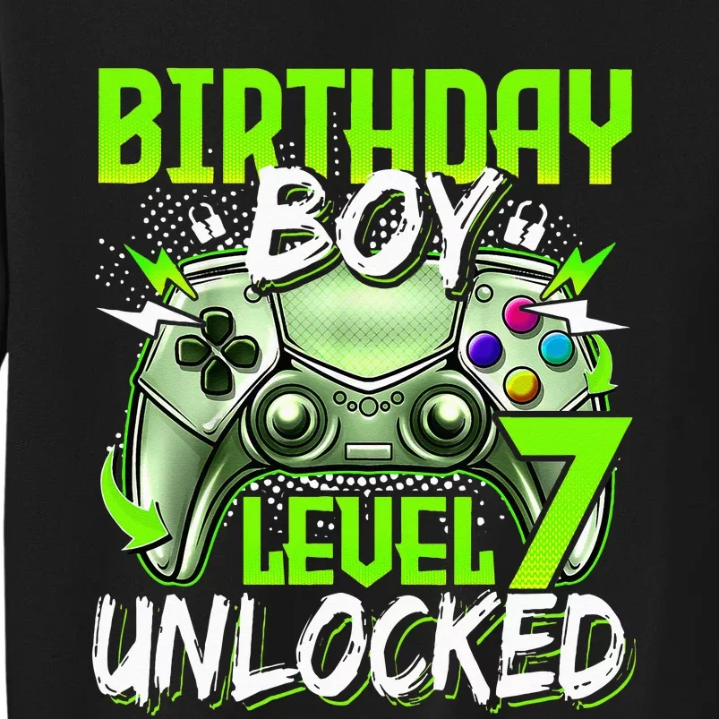 Birthday Level 7 Unlocked Video Gamer Birthday Sweatshirt