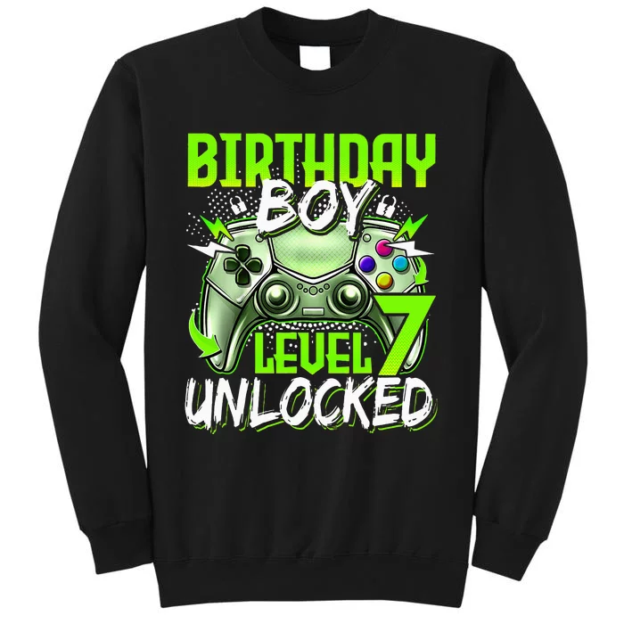 Birthday Level 7 Unlocked Video Gamer Birthday Sweatshirt