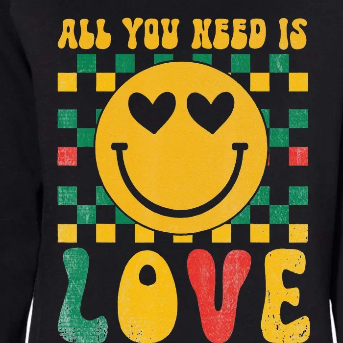 Black love and peace Apparel during the Black History Month. Womens California Wash Sweatshirt