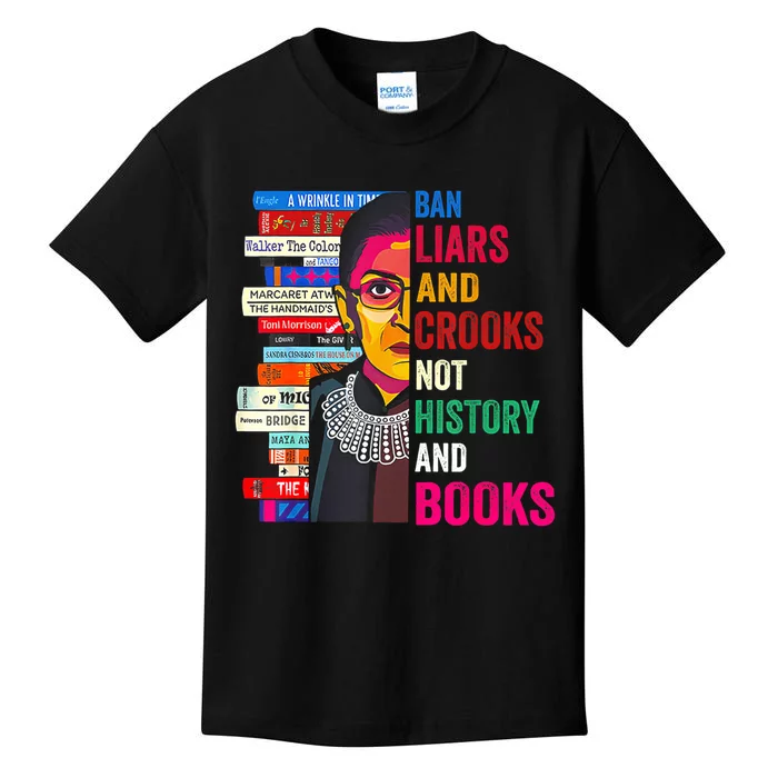 Ban Liars And Crooks Not History And Books Kids T-Shirt