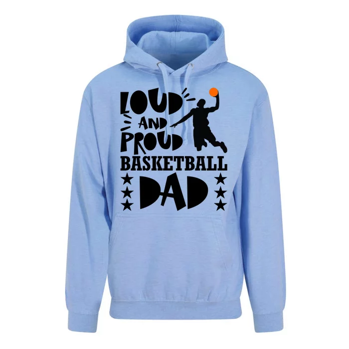 Basketball Loud And Proud Basketball Dad Unisex Surf Hoodie