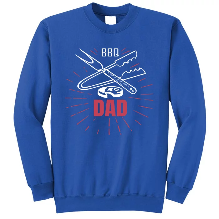 Bbqdad Like A Normal Dad Only Way Cooler Barbecue Dad Logo Gift Sweatshirt