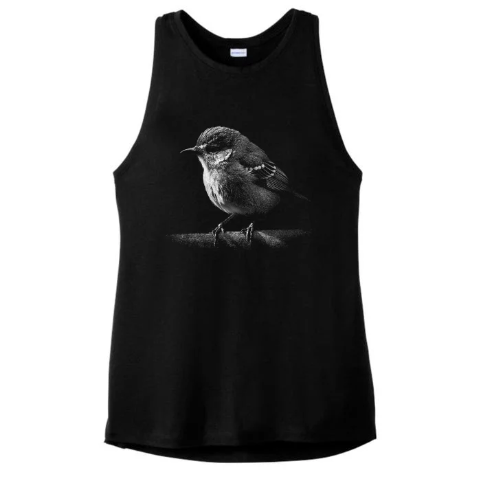 Bird Lover Artwork Animal Motif Bird Ladies Tri-Blend Wicking Tank